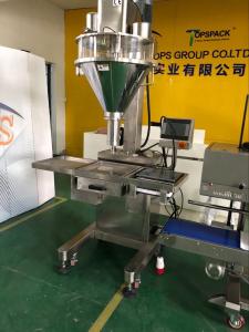 China Stainless Steel Milk Pouch Packing Machine , PLC Dry Powder Filling Equipment factory
