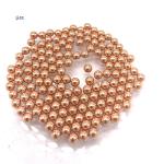 soft steel ball 4.5mm copper plated brass plated steel ball