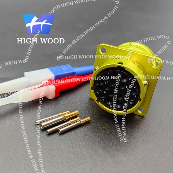ZH23 Series Environmental Resistance Bayonet Electrical Connector , ZH23-19/24P-1-B