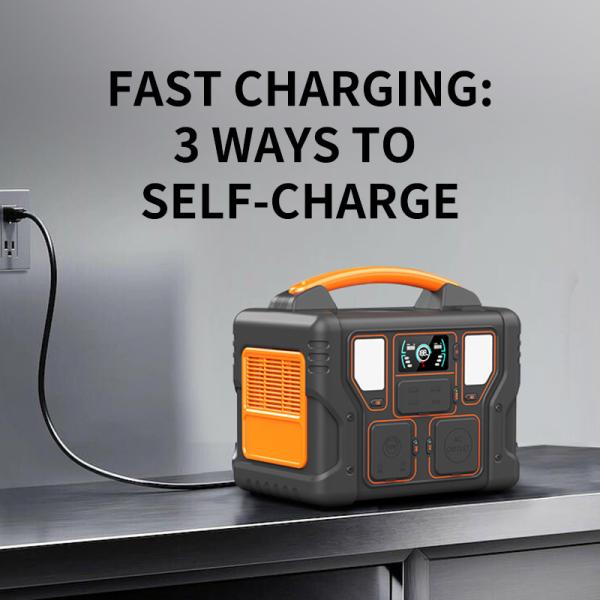 18-23V/3A(60W Max) Solar Charging Input Portable Power Station Solar Generator