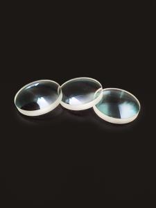 China Dia 25mm FL100mm Double Convex Meniscus Compound Focusing Lens factory