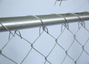 China Cross Brace Chain link Construction Fencing Panels OD 41.20mm Wall thick 1.5mm 6'x12' Mesh 57mm x 57mm Diameter 2.2mm factory