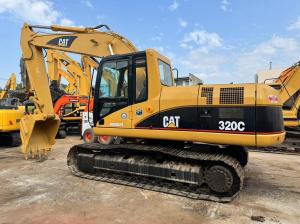 China Second hand CAT Caterpillar 320C Hydraulic Crawler Excavator Construction Machinery 20 Tons factory