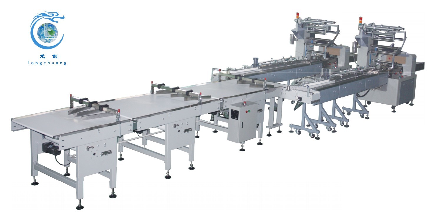 China Food Bread Cookies Automated Packaging Line Instant Noodles Packaging Machine factory