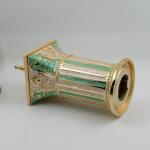 Shinny Gifts Chinese Handmade Toothpick Holder Egg Shape Automatic Toothpick