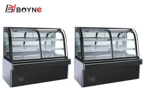China Commercial 3 layer front door cake showcake display with marble base. factory