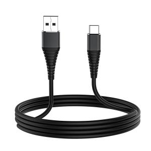 China 3A USB Type A To USB C Port Cable , 6FT Moto Z Usb C Phone Charger Cable factory