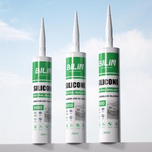 China BILIN 8800 Neutral Cure Silicone Adhesive Weather Resistance Heat Insulation factory