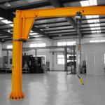Industrial BZ Model Free Standing Jib Crane Lifting Equipment