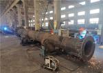 High Voltage 110kv 45FT Steel Electric Pole Anti Corrosion