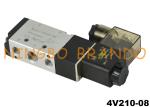 4V210-08 5/2 Way 1/4'' Air Control Pneumatic Solenoid Valve DC24V DC24V