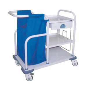 China Hospital Treatment Nursing Care Crash Cart Trolley With Bag For Long Life factory
