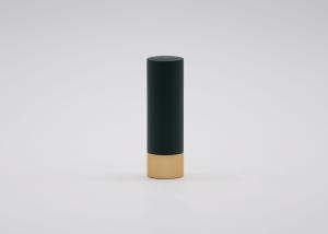 China ODM Dark Green Metal Empty Lipstick Tube Color Spraying Surface factory