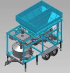 Building Mobile Concrete Batching Plant , Automatic Mobile Ready Plant on site