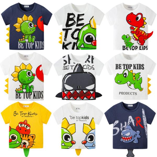 Children'S Sports Shirts Customized Boy T-Shirt Children'S Cartoon Short Sleeve