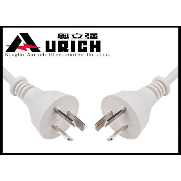 Argentina Type 3 Core AC Power Cable With Plug IRAM CE ROHS Certification