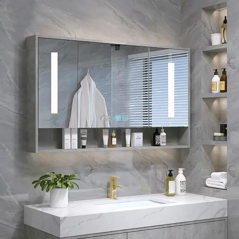 Frameless LED Oval Bathroom Mirror 3000K - 6000K LED Touch Sensor Mirror For Hotel