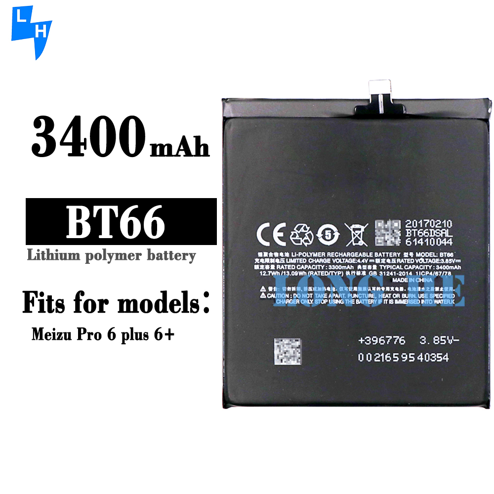 MEIZU Pro 6 Lithium Polymer Battery Replaceable Charging BT66 Compatible with MEIZU