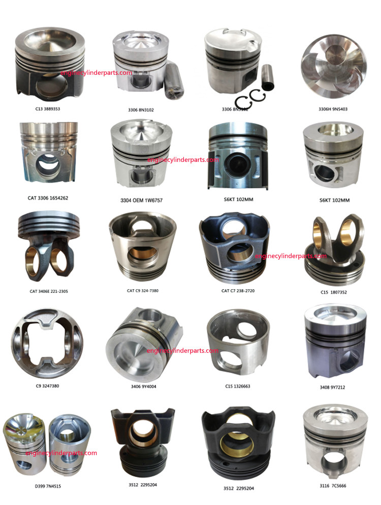 Piston Skirt 1326663 For Caterpillar C14 3406E Aluminum Piston