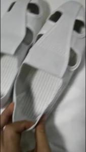 China Cleanroom white unisex gender PVC sole antistatic esd lab shoe medical shoes for pharmaceutical factory
