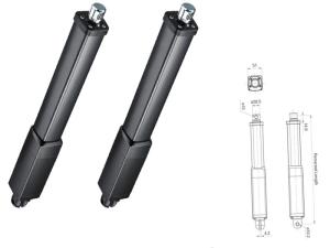 China 12V/24V DC Linear Inline Actuators Stroke 20~1000mm For Wheelchairs Recline Sofa factory