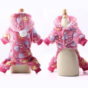 China Mascotas Organic Classic Cozy Dog Coat Bust 40cm Fleece Dog Coat factory