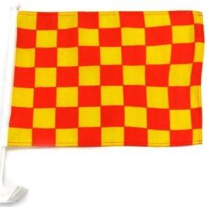 China Custom Car Window Clip Flags Blank Sublimation Mini Polyester Car Flag factory
