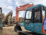 Good condition Second-hand 19400KG Orange Hitachi Excavator Zx200 with ISUZU AA