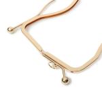 Antirust Metal Purse Purse Clasp Frame Ornament Rose Gold ODM
