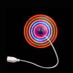 Handheld Mini USB LED Flashing Fan For Concerts, Party, Night Clubs, Music