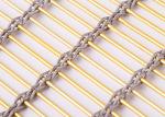 Rose Gold Stainless Steel Grill Mesh Curtain Plain Weave Metal Mesh Screen For