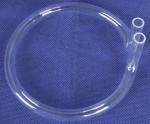 45mm Transparent Quartz Spiral Tube Quartz Elbow Condenser Tube