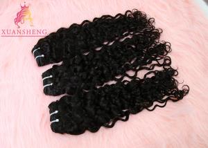 China Black Human Virgin Hair Italian Curly Extension factory