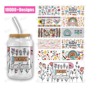 China Custom Logo UV DTF Cup Transfers For Teachers' Day With And Fashion Transfer Label factory