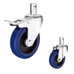ISO9001 242lbs Capacity 6 Inch Rubber Caster Wheels