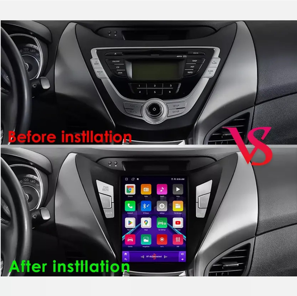 9.7Inch Android Car Radio For Toyota Elantra 2012- 2016 GPS Navigation Multimedia