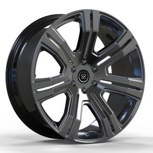 China Hyper Black 24X10 6x139.7 Custom Alloy Rims for Lexus Lx600 factory