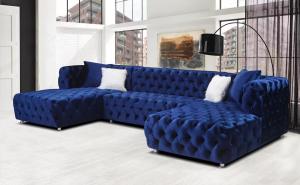 China Plywood Commercial Hotel Lobby Furniture Sectional Velvet Sofa Sets factory