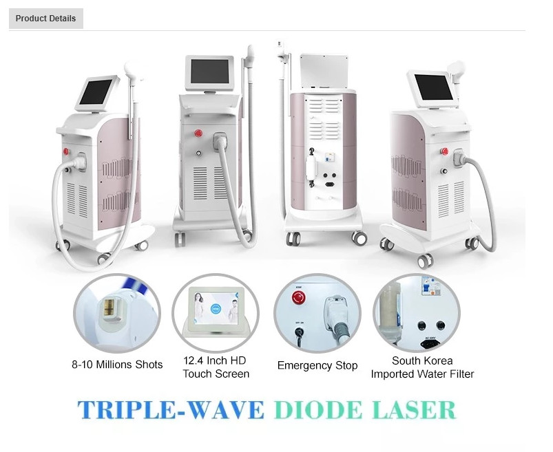 new price 755nm 808nm 1064nm diode alexandrite laser hair removal machine