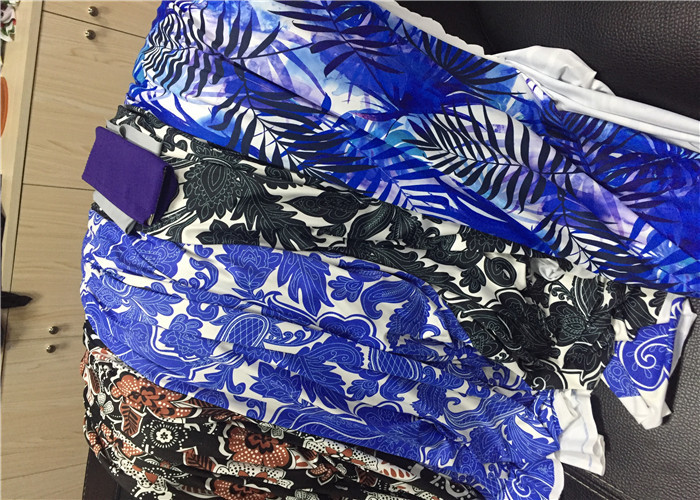 Stretchy Soft Recycled Swimwear Fabric Men Swim Trunk Wicking Management