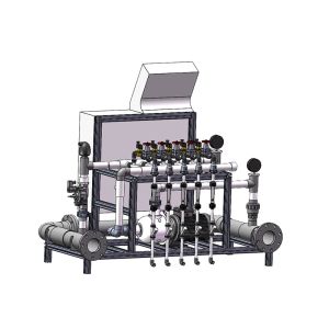 Hydroponics Automated Fertigation Control System For Multi Span Agricultural