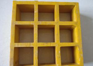 China Safety Fiberglass Grating Panels High Strength For Industrial Platform factory