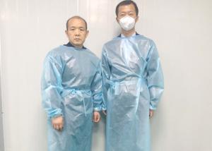 China Waterproof Disposable Isolation Gowns For Nurses Cardinal Health Anti Virus factory