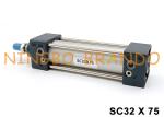 SC Series Double Acting Pneumatic Air Cylinder 32mm Bore 75mm Stroke