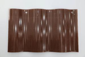 China Max. Power Temperature Coefficient -0.26% Curved Surface 50W Photovoltaic Roof Tiles for Energy Savings factory