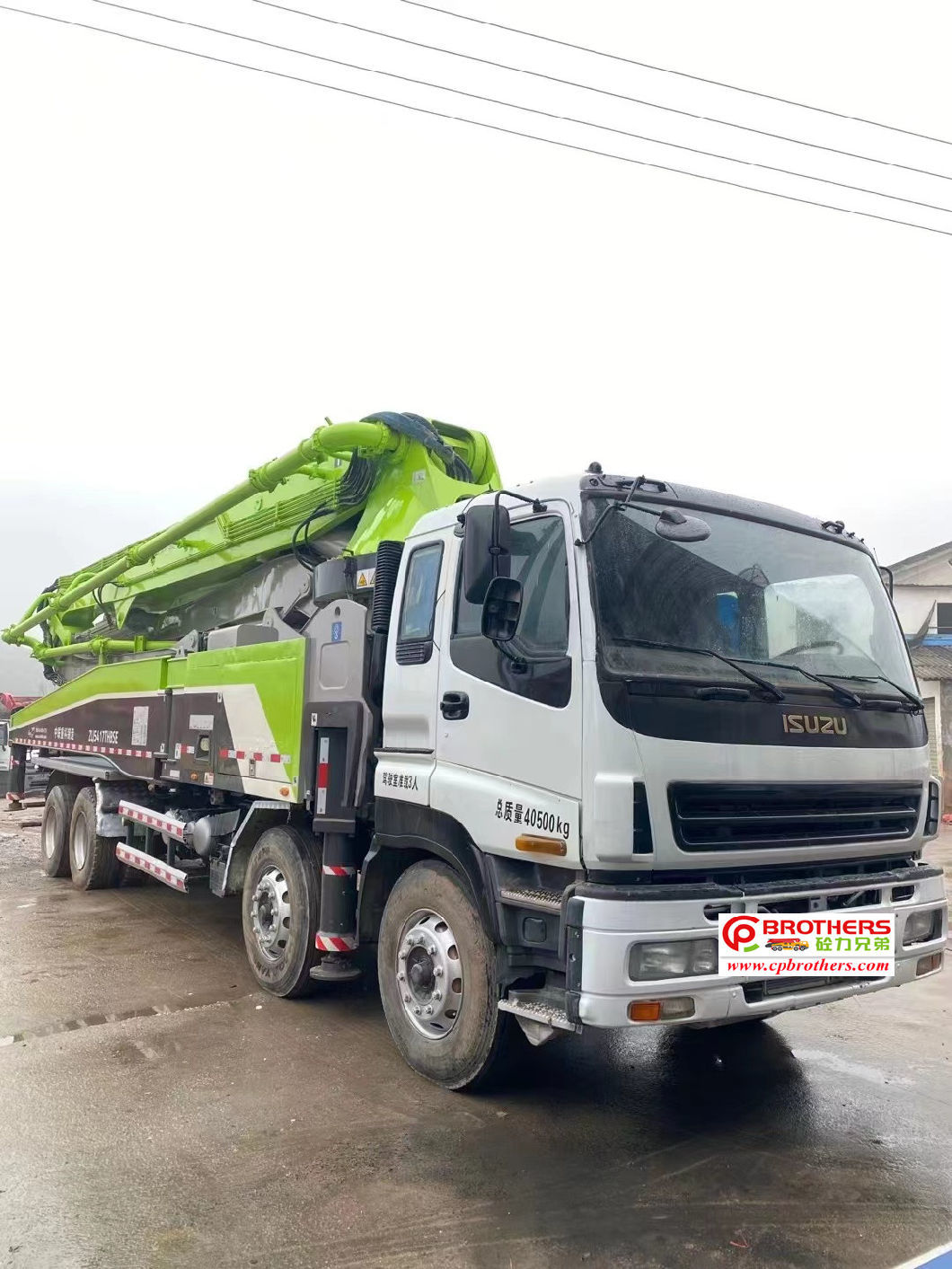Renovated 2012 Zoomlion 52m Concrete Pump on Isu Zu