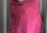 Commercial Soft Acrylic Knit Scarf / Plain Dyed Acrylic Wrap Shawl