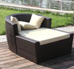 Outdoor Rattan Sofa Set Wicker Furniture Mirror Outdoor Sofa 980x600x410mm