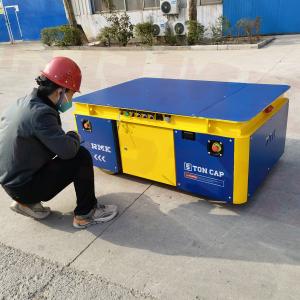 China 1 Ton Customized Trackless Transfer Trolley With Mecanum Wheel factory