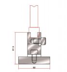 Adjustment Press Brake Die Holder YS40.14 For Bending Machines